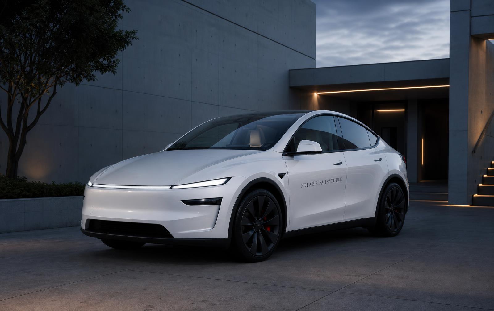 Tesla Model Y Performance der FAHRSCHULE Polaris